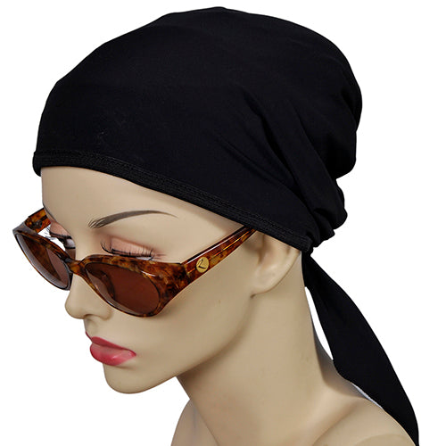 Swim & Sports UV Bandana - Pre-Tied Set (Black).