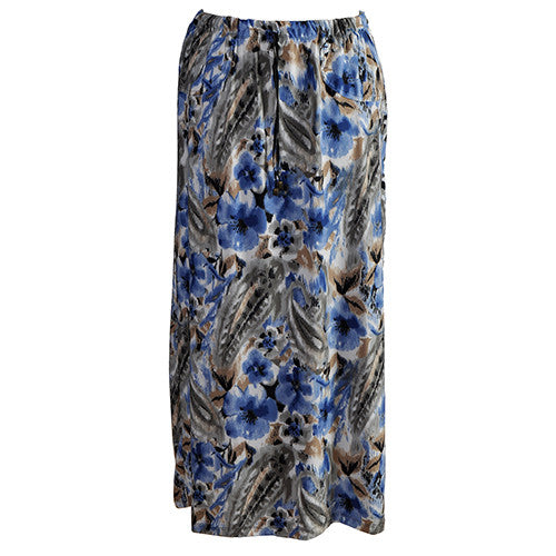 Drawstring Maxi Skirt with Pockets.