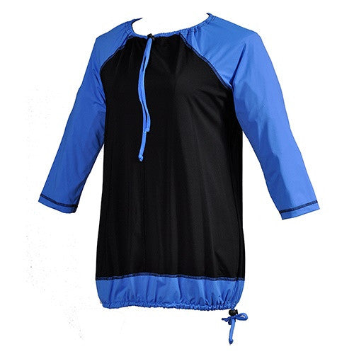 Swim & Sports UV Top & Rashguard - Drawstring Neck (3/4 sleeve).