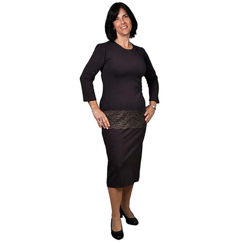 Pencil Skirt - Cotton Stretch Knit.