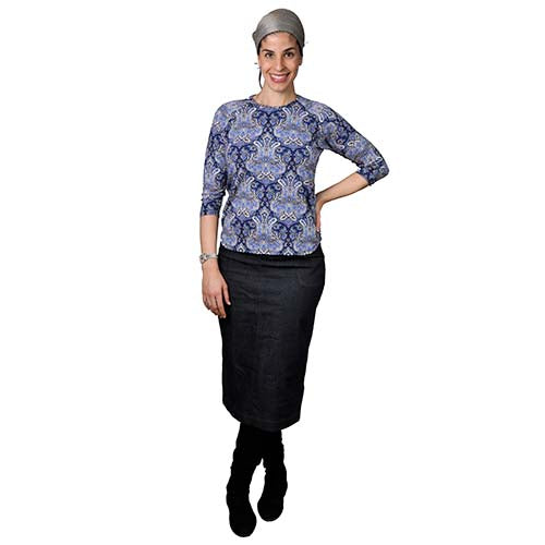 Pencil Skirt - Cotton Stretch Twill.