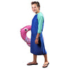 Girls UV Swimwear Set - Swim Skort - Top and Skirt with Attached Pants