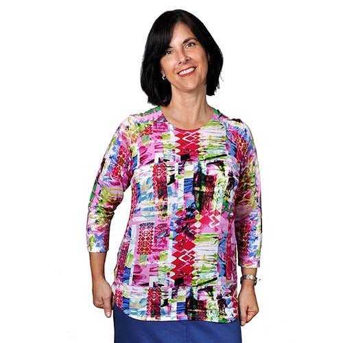 Raglan Top - 3/4 sleeve