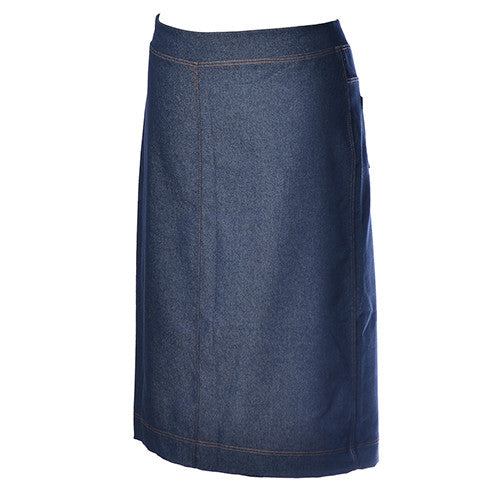 Pencil Skirt  - Cotton Stretch Denim.