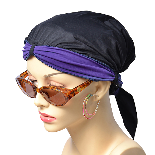 black and purple