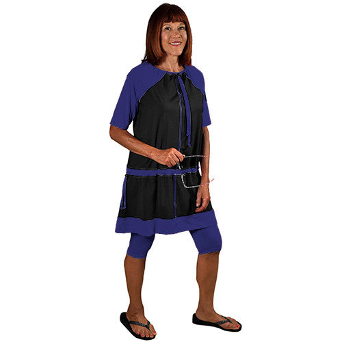 Tunica Swim Set - Black Purple