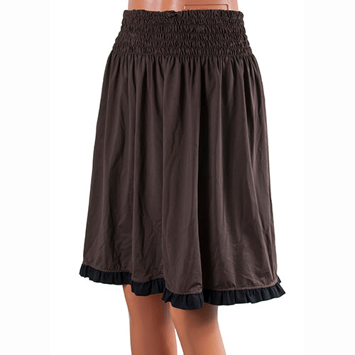 Shirred Cotton Knit Skirt - 22
