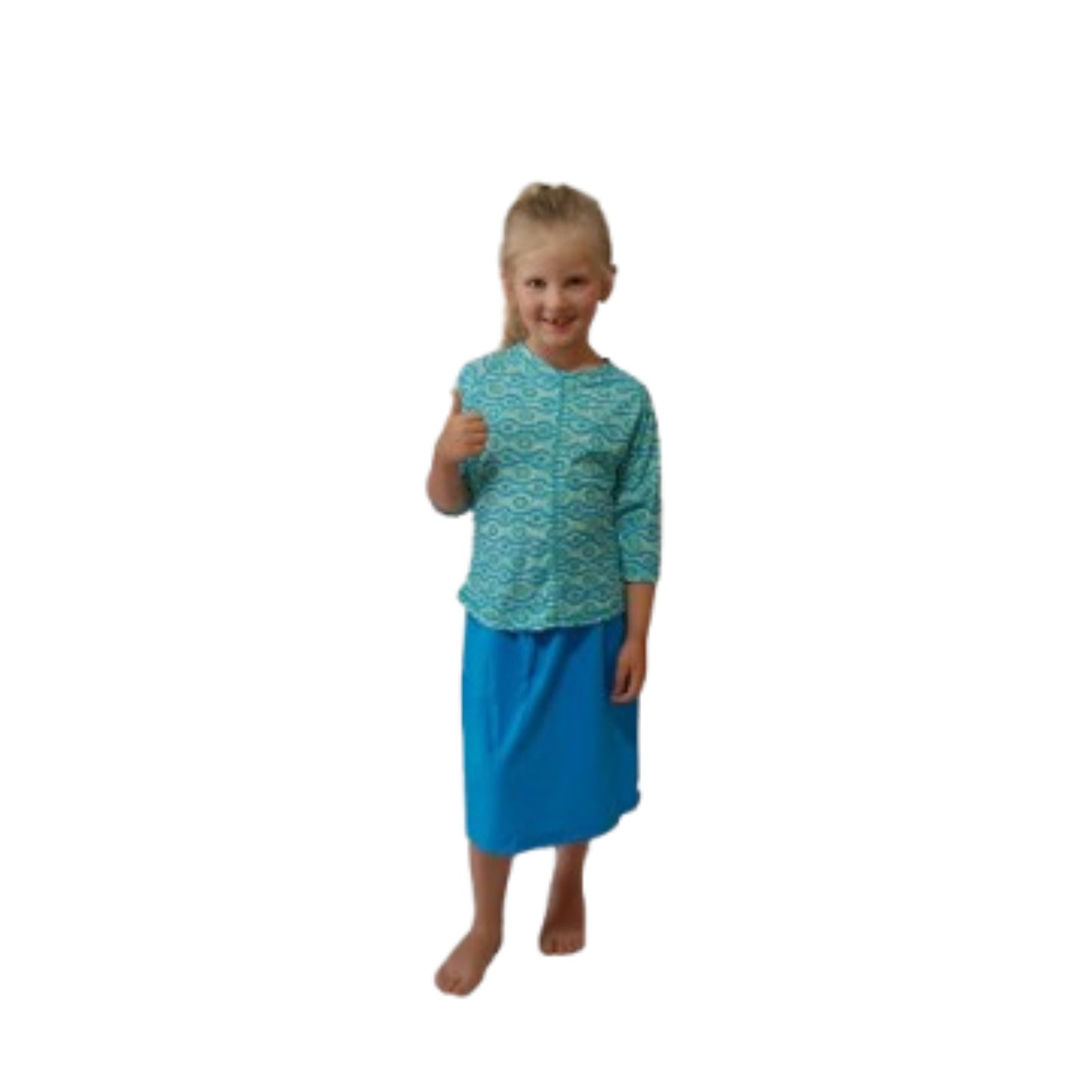 Girls UV SwimSkort Set - Top (3/4) & Skort with Attached Pants (mix & match)