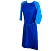 Girls & Teens UV Dark Blue active wear dress Set With Light Blue Detail and Coordinating  Swimpants - MarSeaModest