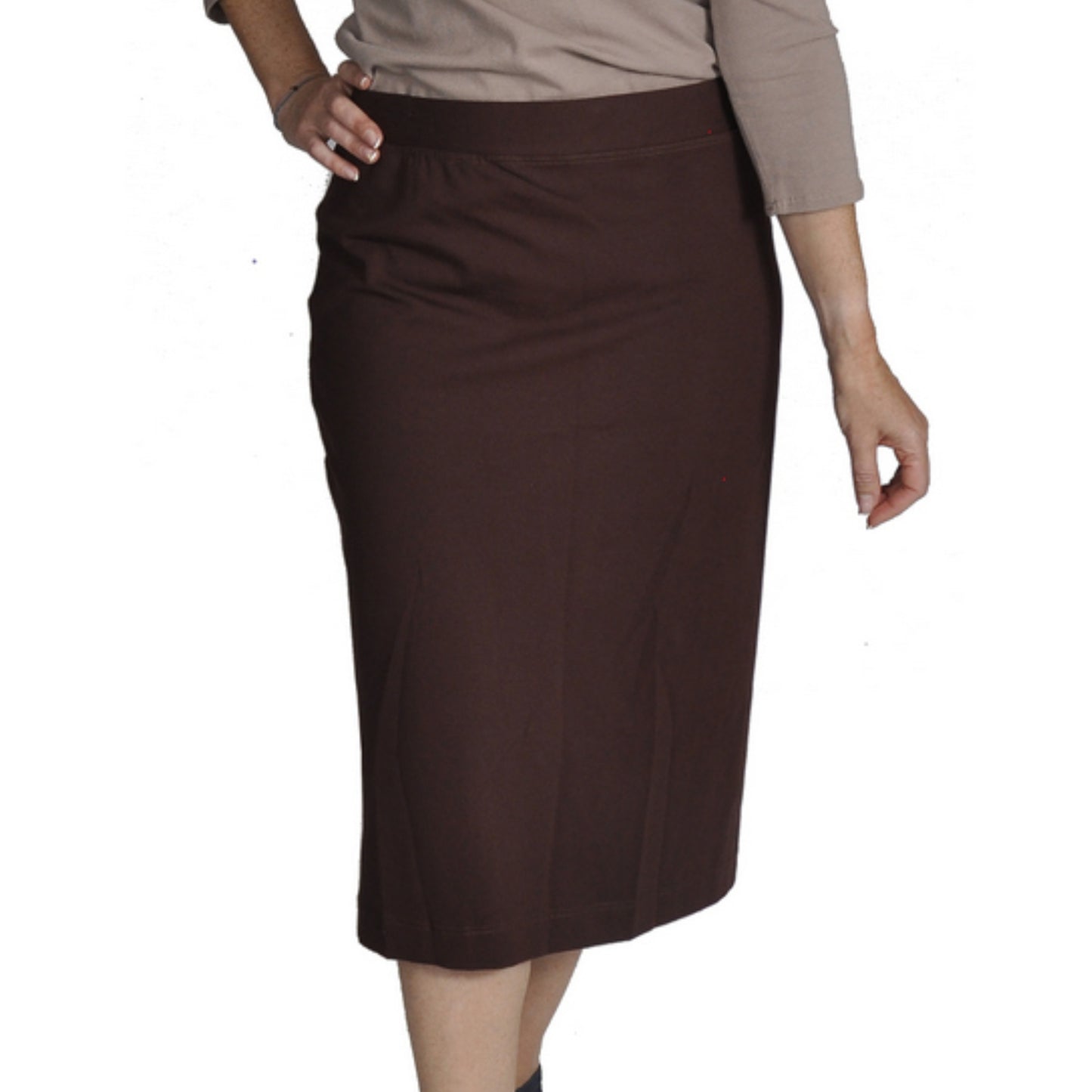 Pencil Skirt - Cotton Stretch Knit