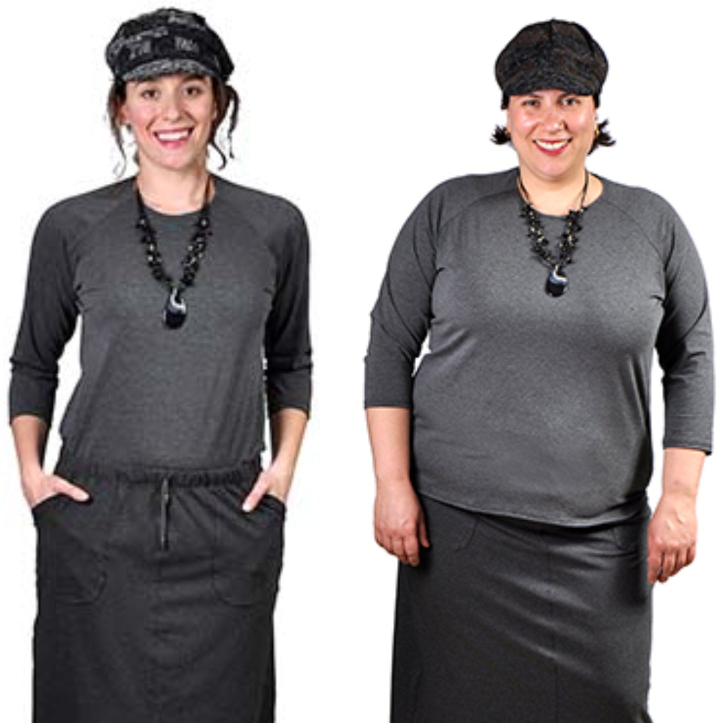 Raglan Top - 3/4 sleeve