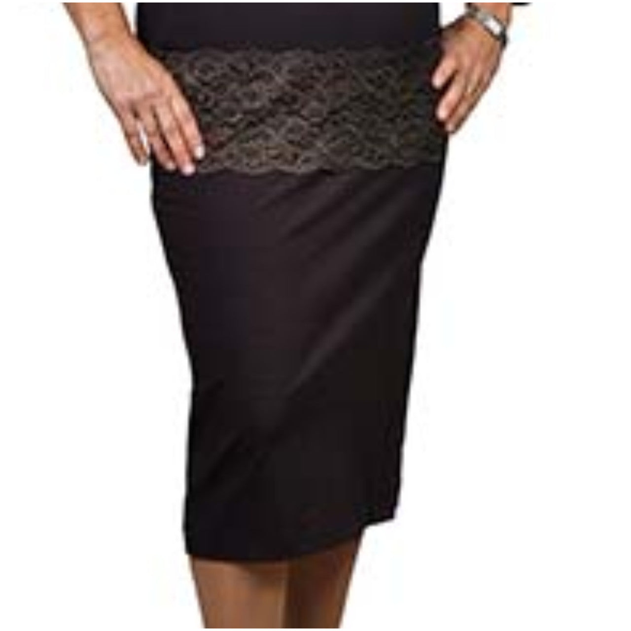 Pencil Skirt - Cotton Stretch Knit.