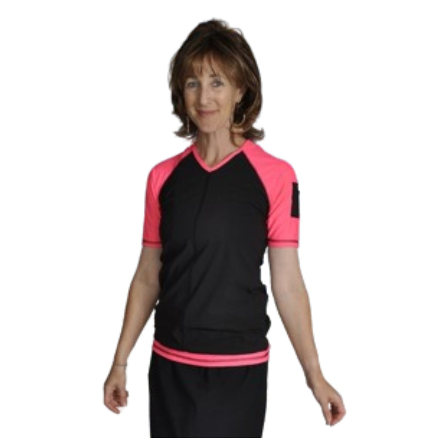 Swim & Sports UV Top & Rashguard - V-Neck (short sleeve)