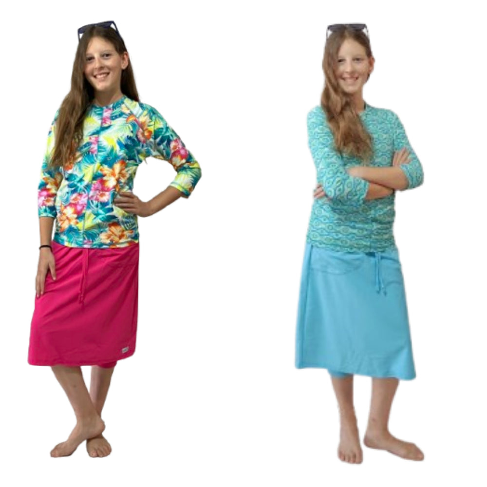 Swim & Sports UV Skirt - Aretz Running Skort (23") Set