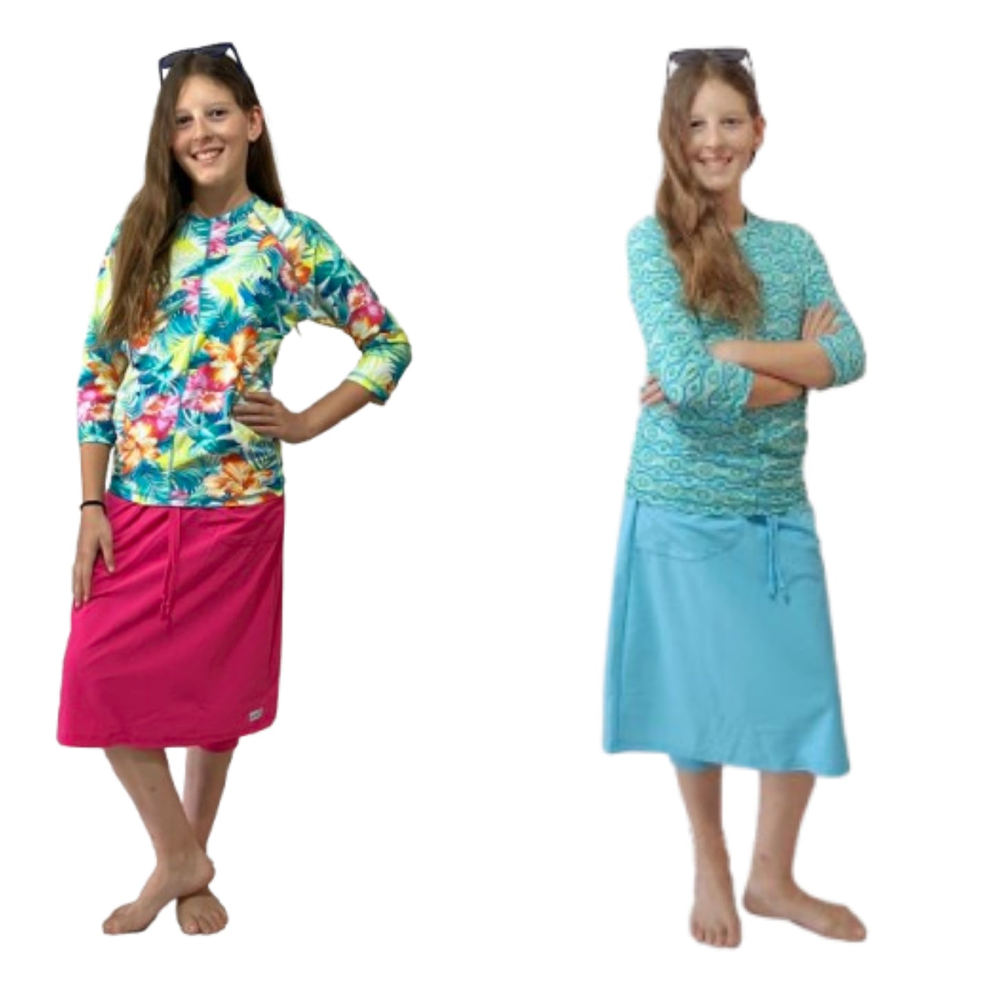 Swim & Sports UV Skirt - Aretz Running Skort (23") Set