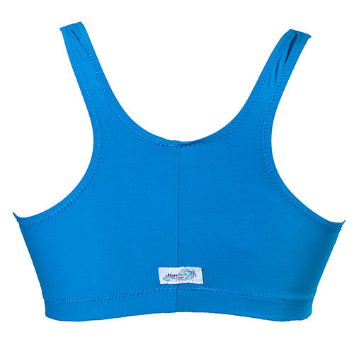 Light Blue swim and sports pullover bra