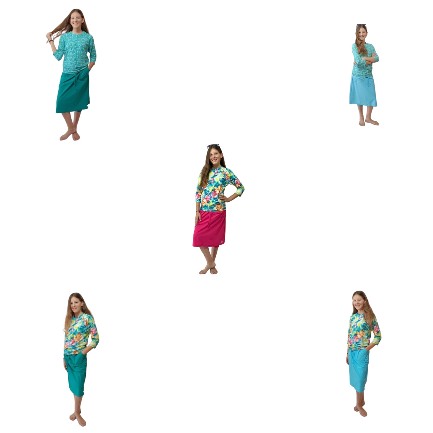Swim & Sports UV Skirt - Aretz Running Skort (23") Set