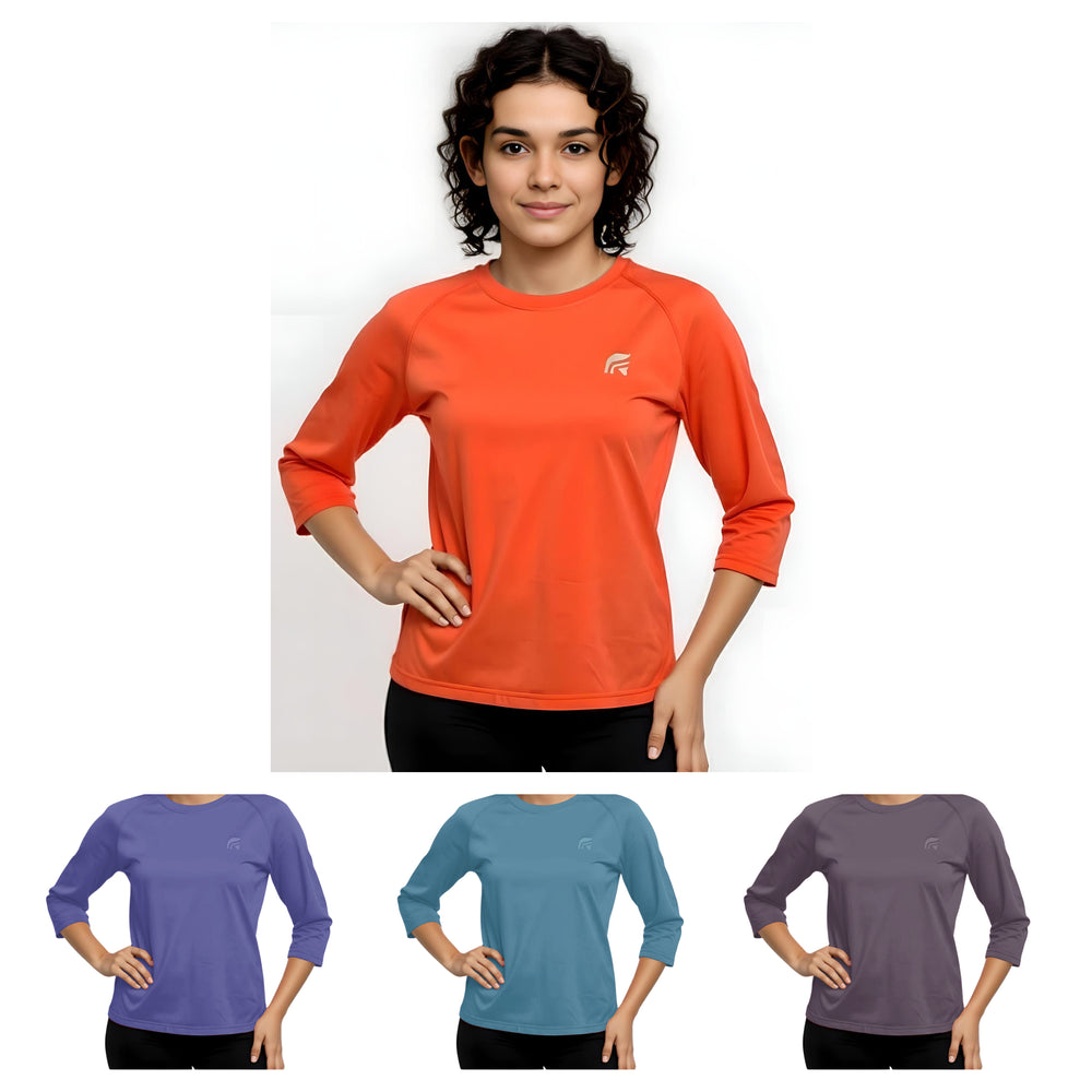 Workout Sports Dry-Fit Shirt - 3/4 sleeve