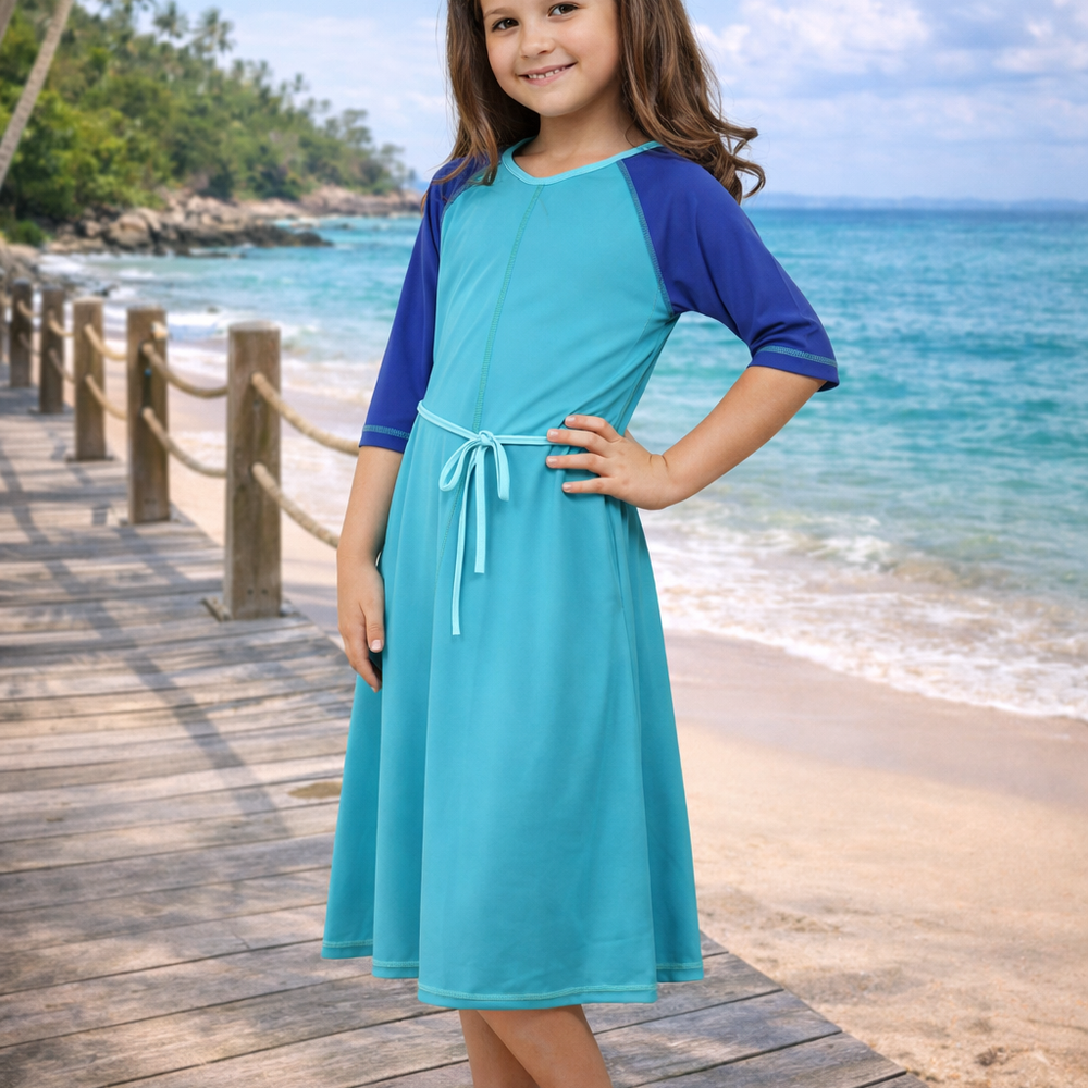 knee length dresses for ladies Modest Swim Dress Dessert Jungle Dessert Jungle / M main image 1